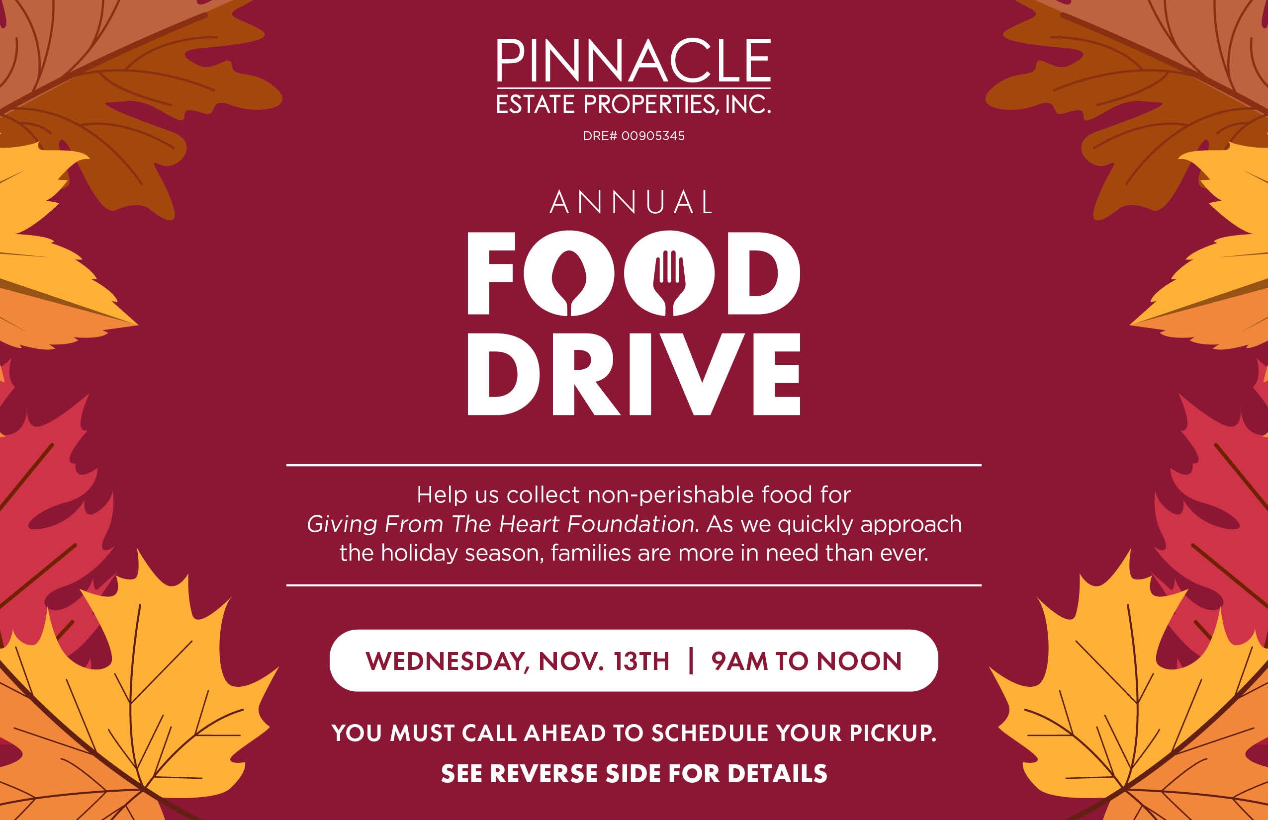 PC-07 Fall Food Drive