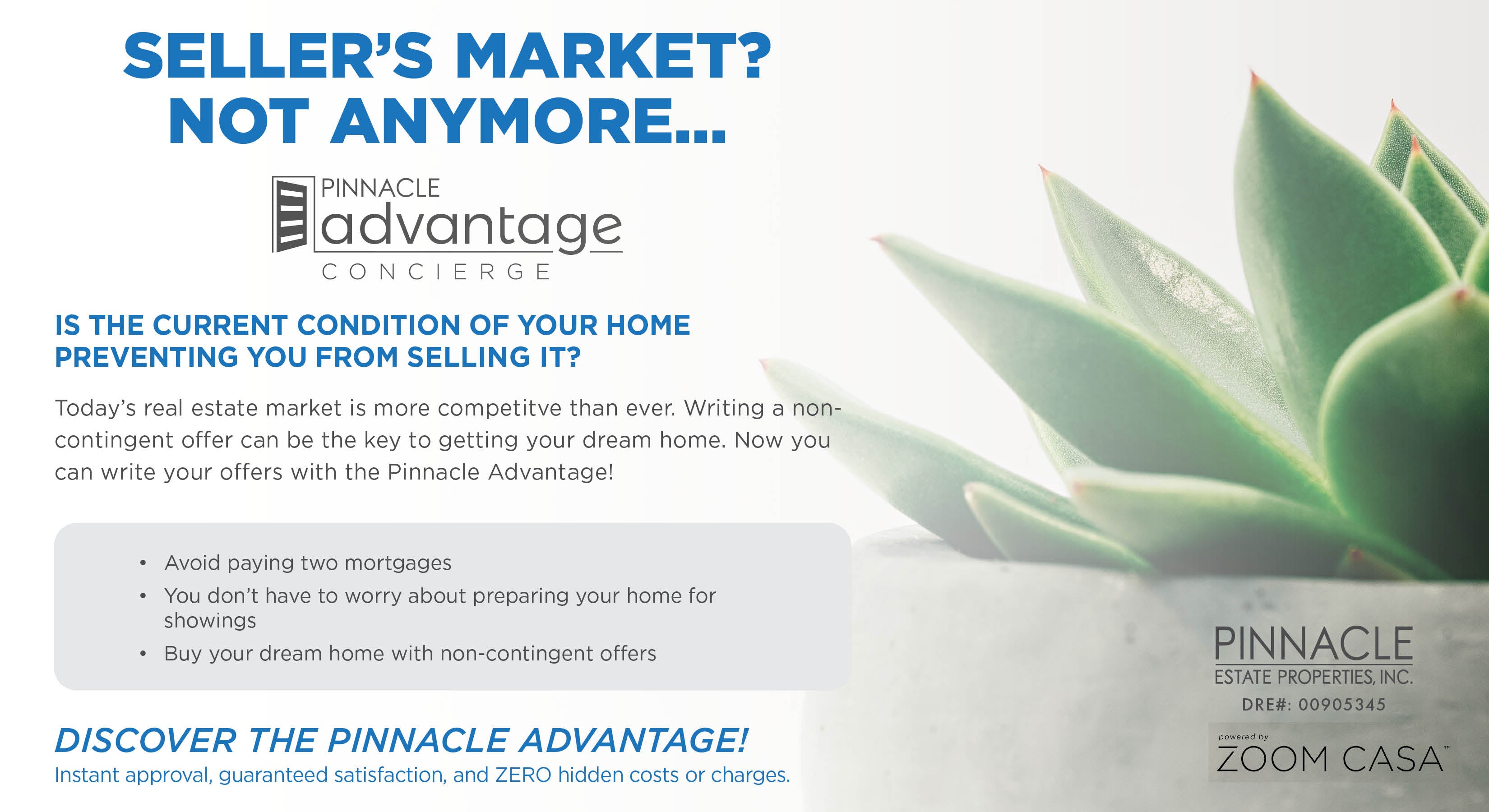 Pinnacle Advantage - Buy Before You Sell