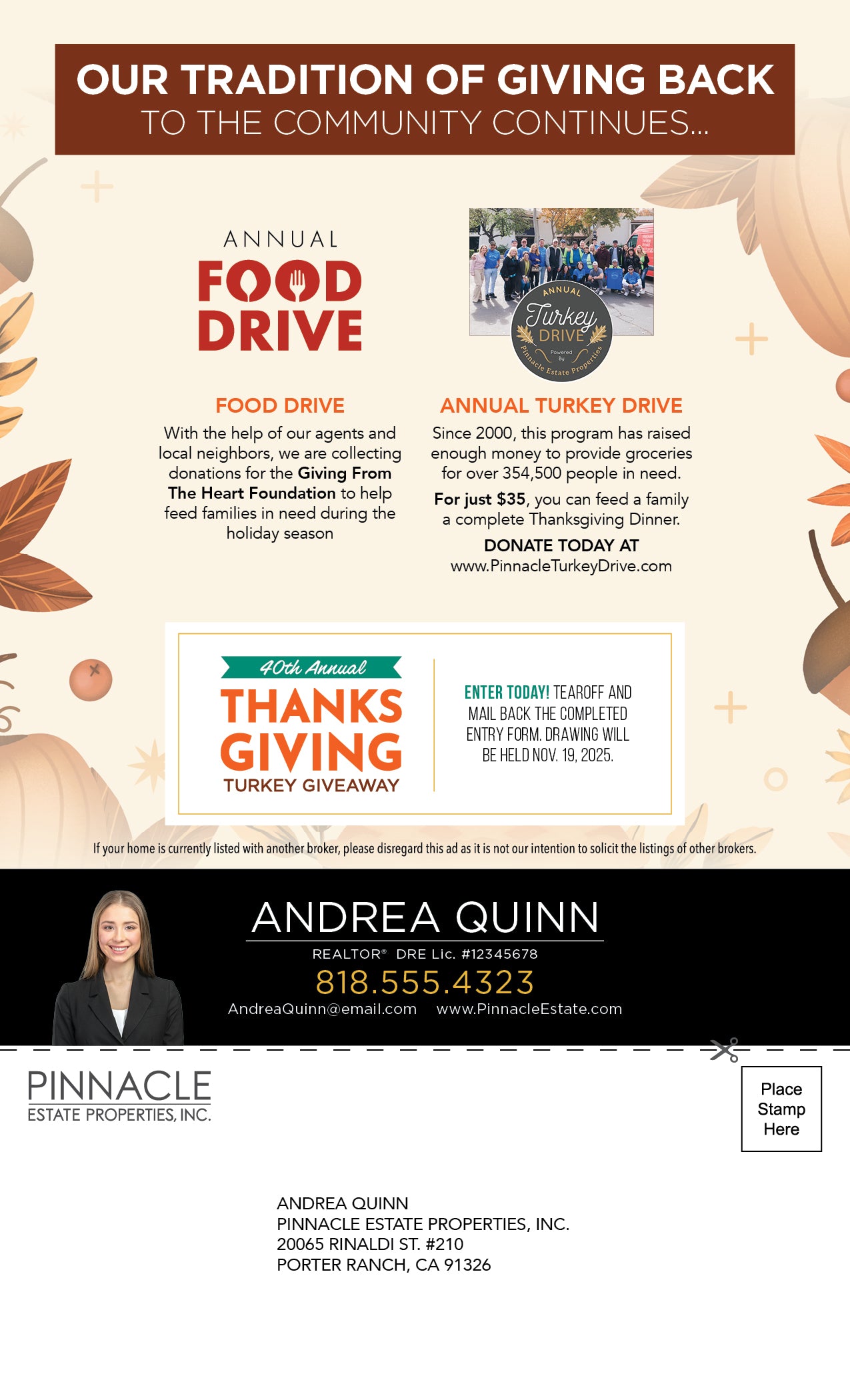Thanksgiving Drop Flyer 2025